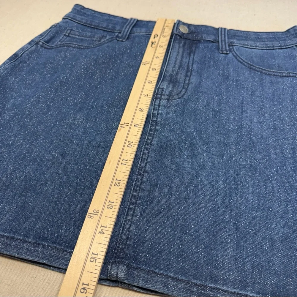 Celebrity Pink Blue (Sparkly) Mini Skirt - Size 11